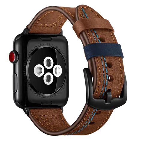 leather watch bands apple|leather apple watch bands men's.